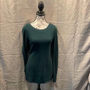 Teal Long Sleeve Knit Sweater